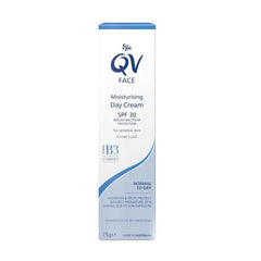 كيو في - كريم مرطب نهاري مع واقي شمس بعامل 30 درجة 70 جم