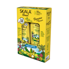 سكالا اكسبرت - مجموعة شامبو وبلسم بخلاصة الموز وفاكهة الباكوري 325x325 مل