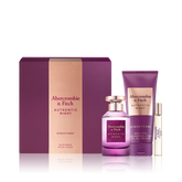 طقم ابيركرومبي آند فيتش أوثينتيك نايت ومن - أو دي بارفيوم (نسائي) 100 مل 3 قطع