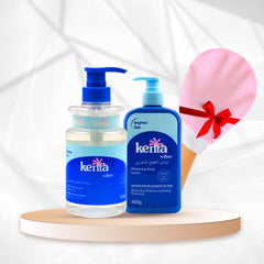باقة كينتا وايت للجسم – لوشن تفتيح + جل استحمام + ليفة كورية هدية