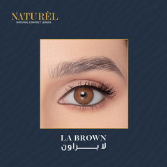 عدسات ناتشورال الشهرية لا براون - La Brown