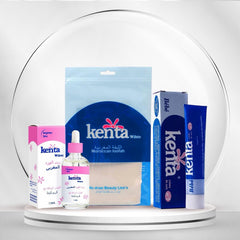 مجموعة كينتا وايت بزيت الورد لتفتيح وترطيب الجسم