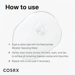 كوسركس - ماء ميسيلار منخفض الحموضة بالنياسيناميد 100 مل