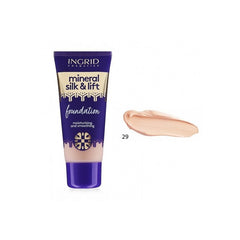 إنجريد ميك أب كريم أساس معدني حريري ومرفع بيج بورسلين رقم 029 - 30مل