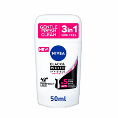 نيفيا - مزيل العرق الأسود وابيض ستيك للنساء 50 مل