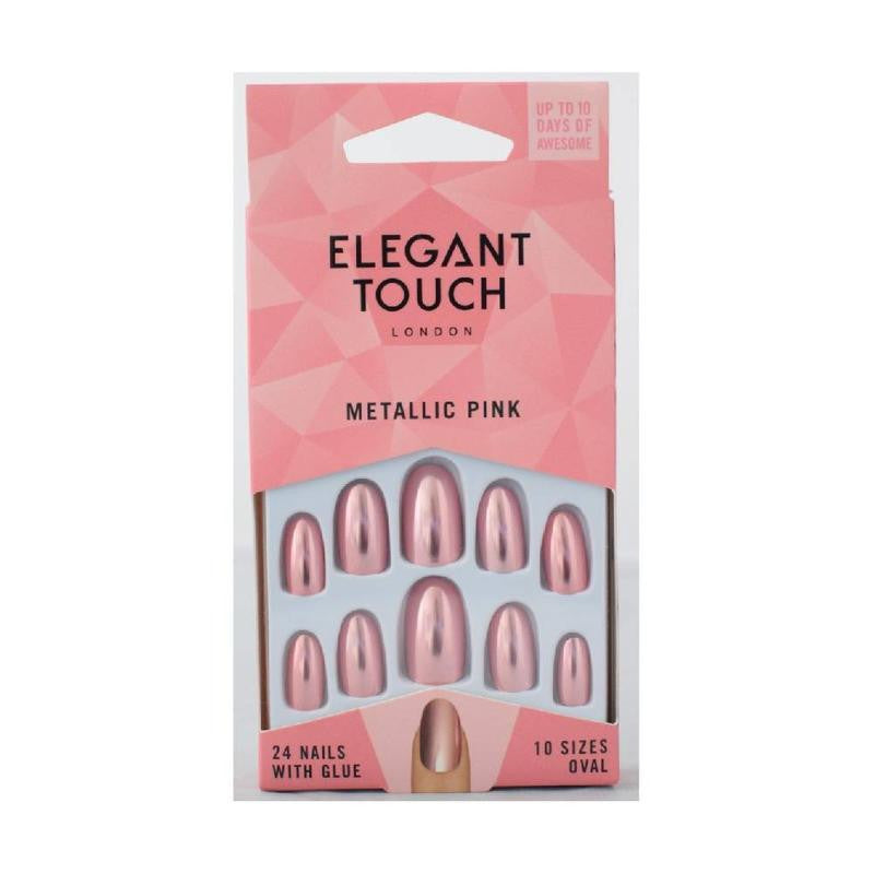 اظافر ايليقانت تاتش ذات ملمس أنيق Metallic Pink