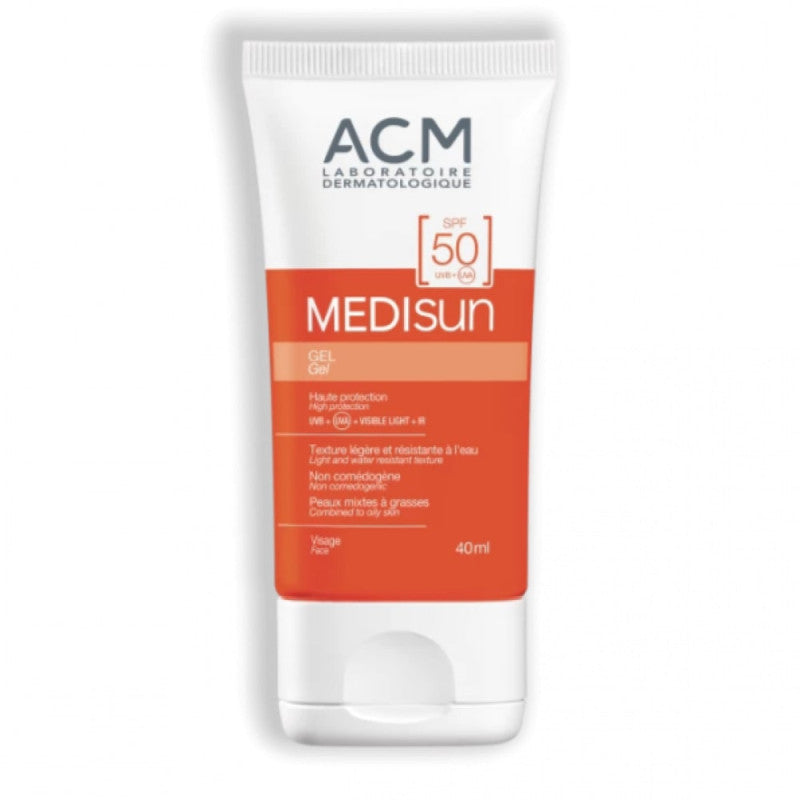 اي سي ام - جل واقي شمس ميدي صن بعامل حماية +50 للبشره الدهنيه 40 مل