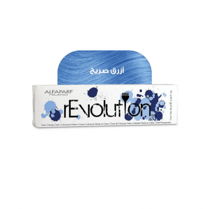 ريفولوشن - بدون شعر مؤقته اللون ازرق 90 مل