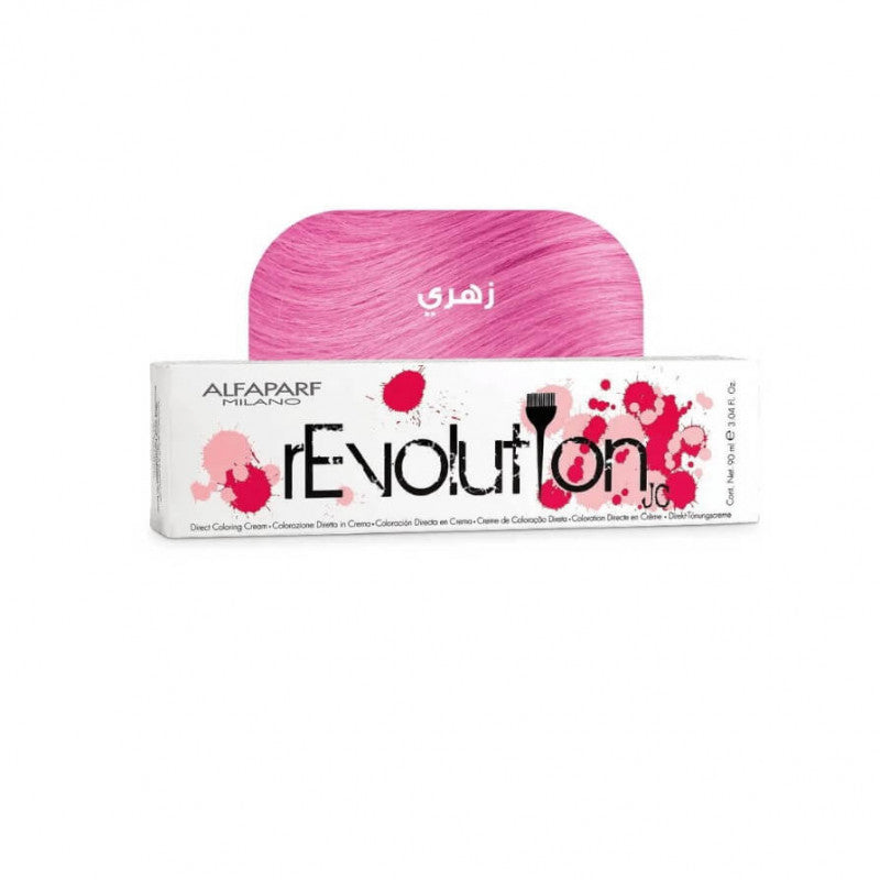 ريفولوشن - للشعر المؤقت لون وردي 90 مل