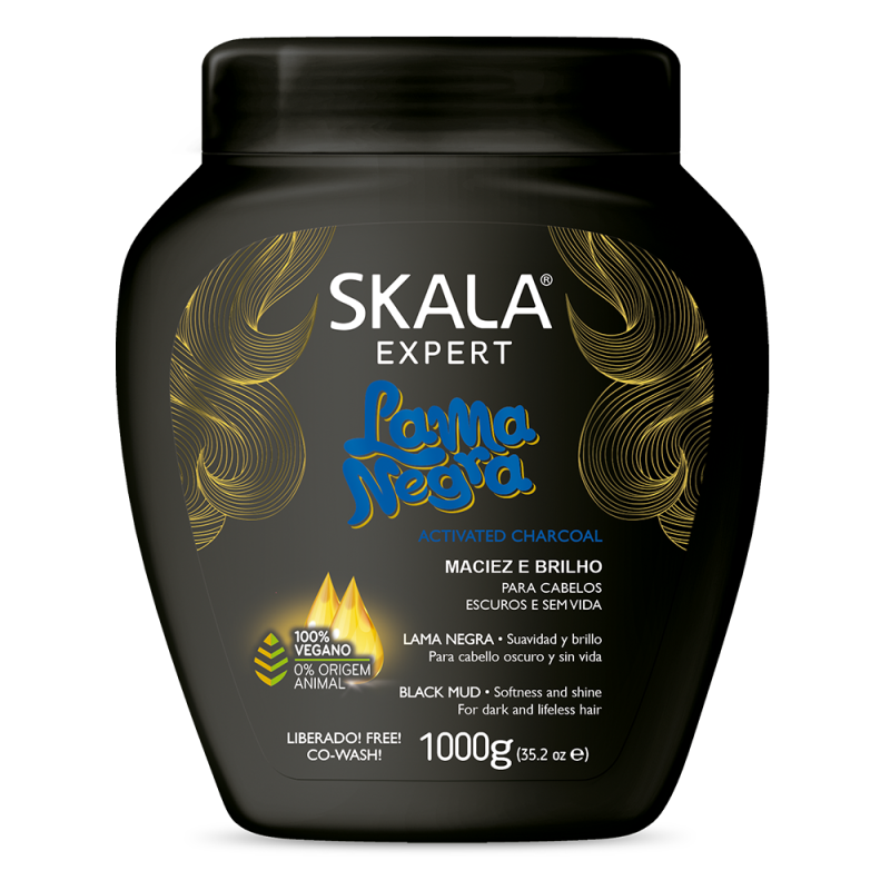 سكالا اكسبرت - كريم لعلاج الشعر الغامق بالطين الأسود 1000 جم