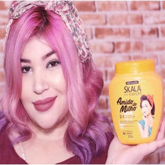 سكالا اكسبرت - كريم لاصلاح الشعر بخلاصة نشا الذرة اميدو دي ميلهو 1000 جم