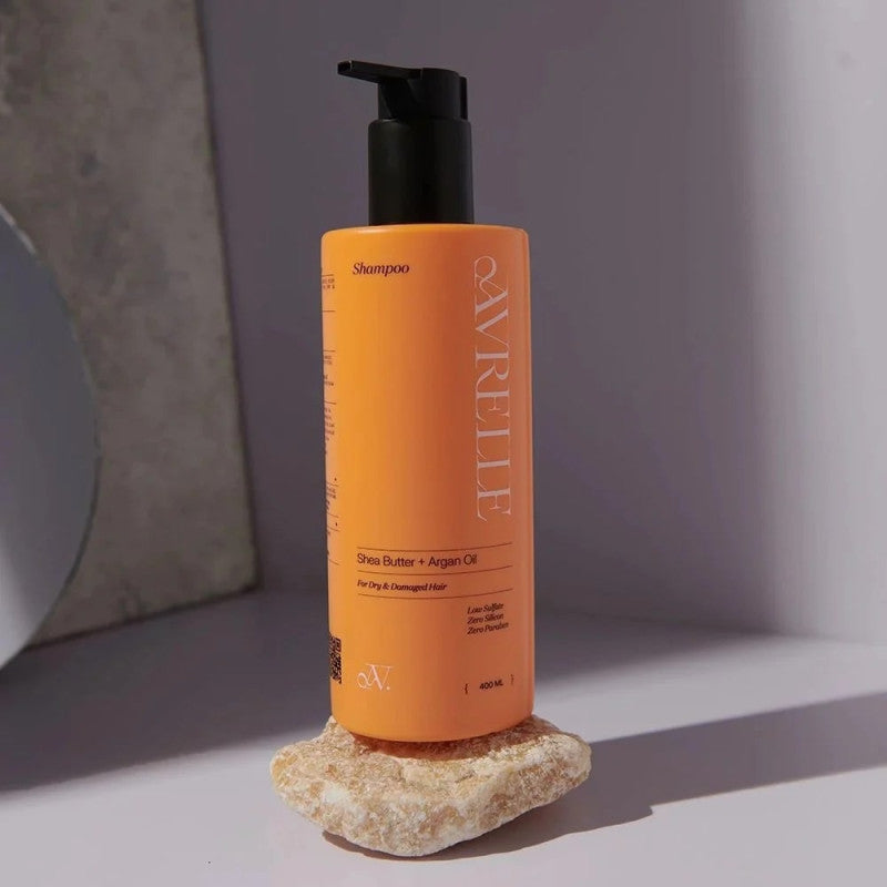 افريل -  شامبو بزبدة الشيا وزيت الارجان 400 مل