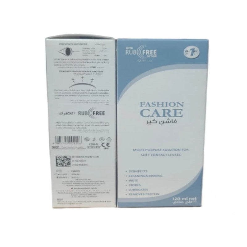 فاشن كير - عدسات تنظيف متعددة الإستخدام 120 مل