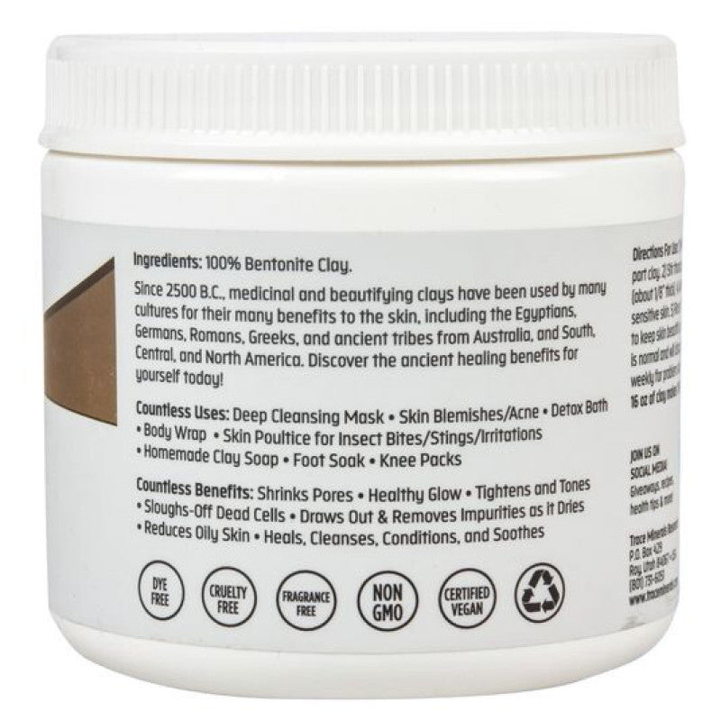 تريس مينيرالز - طين البنتونيت للعناية بالبشرة 454 جم