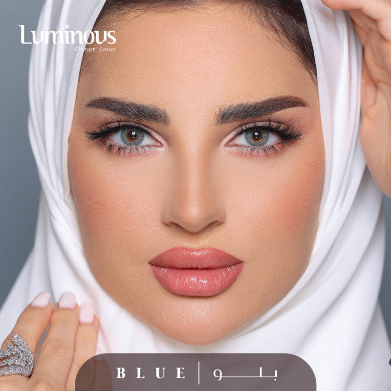 عدسات لومينوس الشهرية بلو - أزرق