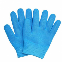 حمام سباحة - قفازات جل لترطيب اليدين - ازرق