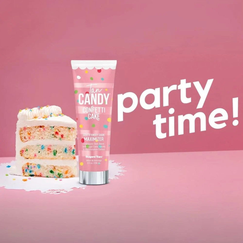 سوبر تان - كريم تسمير البشرة تان كاندي كونفيتي كيك 236 مل