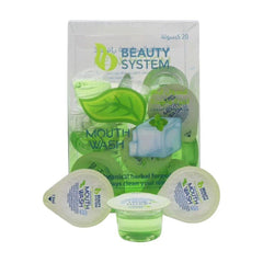 بيوتي سيستم - كبسولات غسول فم لمرة واحدة بنكهة النعناع 20 كبسولة 13 مل