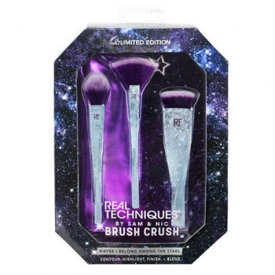 ريل تكنيك - مجموعة فرش مكياج مكونة من 3 قطع