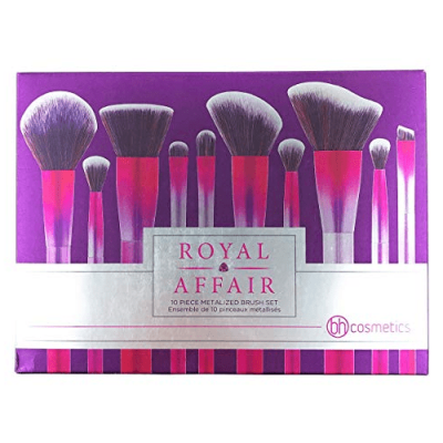 بي إتش كوسمتكس-مجموعة فرش مكياج رويال افير - 10 فرش