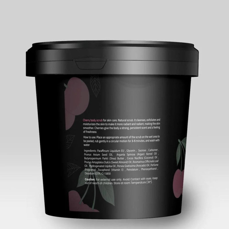 سيليا - مقشر سكر زيتي بالكرز بفتامين E و زيت اللوز 600 جم