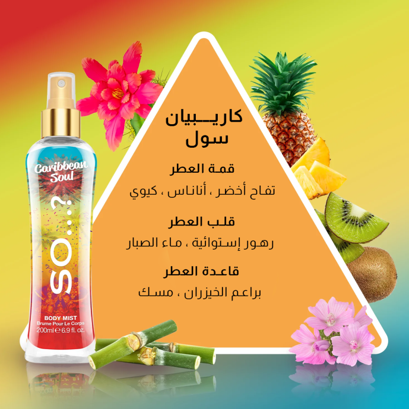 سو...؟ - معطر الجسم كاريـــبيان سول 200 مل