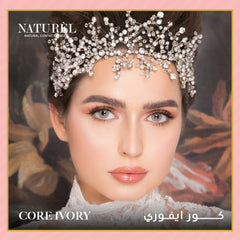 العدسات الطبيعية الشهرية كور ايفوري - Core Ivory