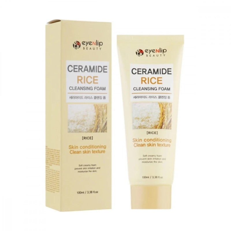اي ان ليب - رغوة السيراميد لتنظيف الوجه بالأرز 100 مل