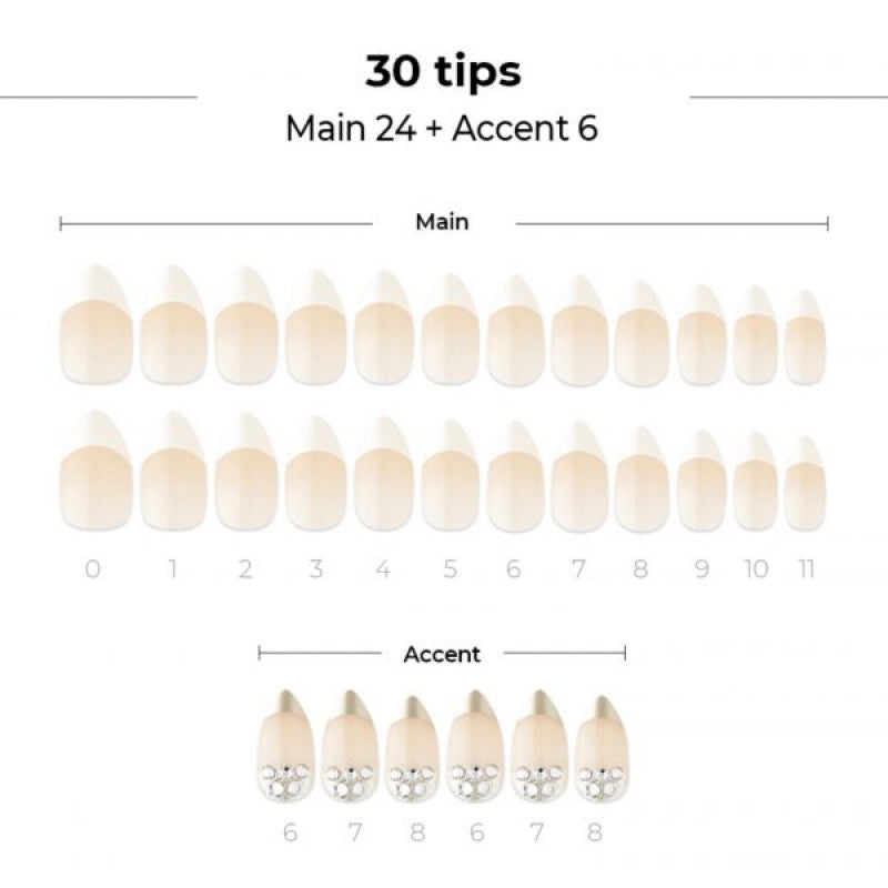 داشينج ديڤا - بيلا برايد أظافر لاصقة