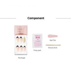 داشينج ديڤا - بلاك ايدج أظافر لاصقة