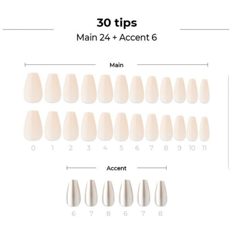 داشينج ديڤا - بلانك ميتال أظافر لاصقة