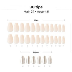 داشينج ديڤا - بلانك ميتال أظافر لاصقة