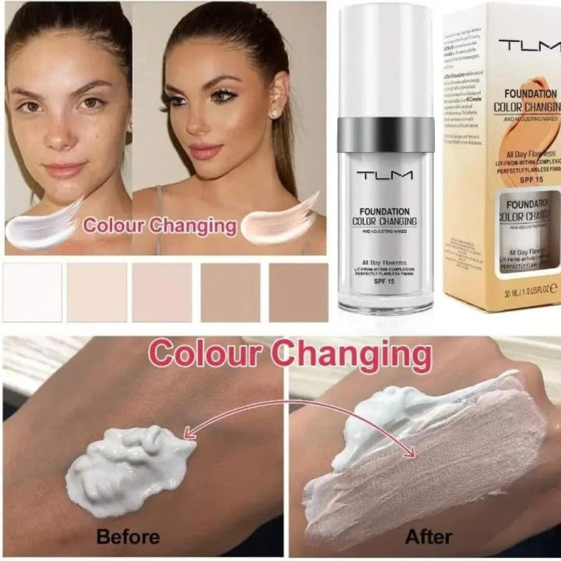 تي ال ام - كريم اساس سحري بخاصية تقنية تغيير اللون 30 مل