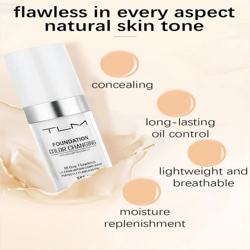 تي ال ام - كريم اساس سحري بخاصية تقنية تغيير اللون 30 مل