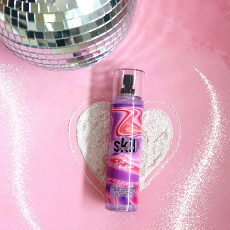 سكيل - معطر الجسم و الشعر مع لمعة سويت تيمبتيشن 250 مل