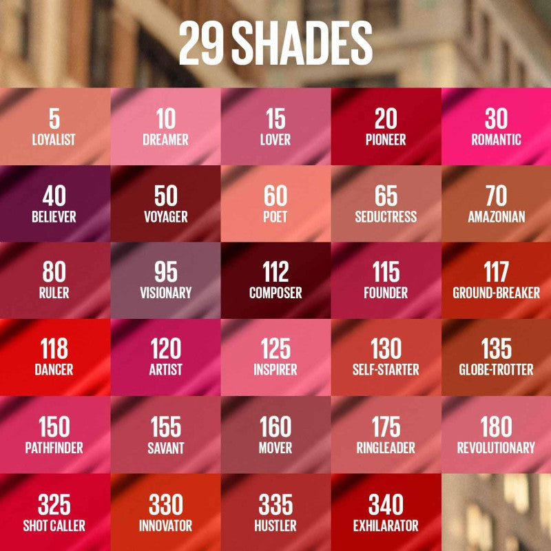 ميبلين - احمر شفاه سائل سوبر ستاي مات اينك 5 مل