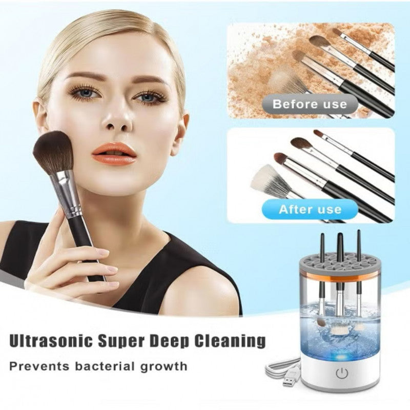 آلة تنظيف فرش المكياج الكهربائية، آلة تنظيف فرش المكياج السريعة، منظفات فرش المكياج بخلاط التجميل لجميع أحجام فرش المكياج