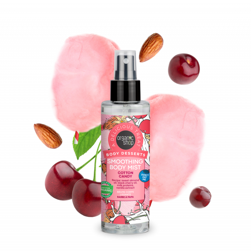 اورجانيك شوب - معطر الجسم المنعم برائحة الحلوى القطنية 200 مل