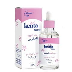 مجموعة كينتا وايت بزيت الورد لتفتيح وترطيب الجسم