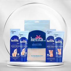 مجموعة كينتا وايت للترطيب والنعومة لليدين والقدمين