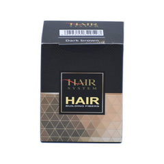 هير سيستم - الياف بناء الشعر الطبيعي بني غامق 22 جم