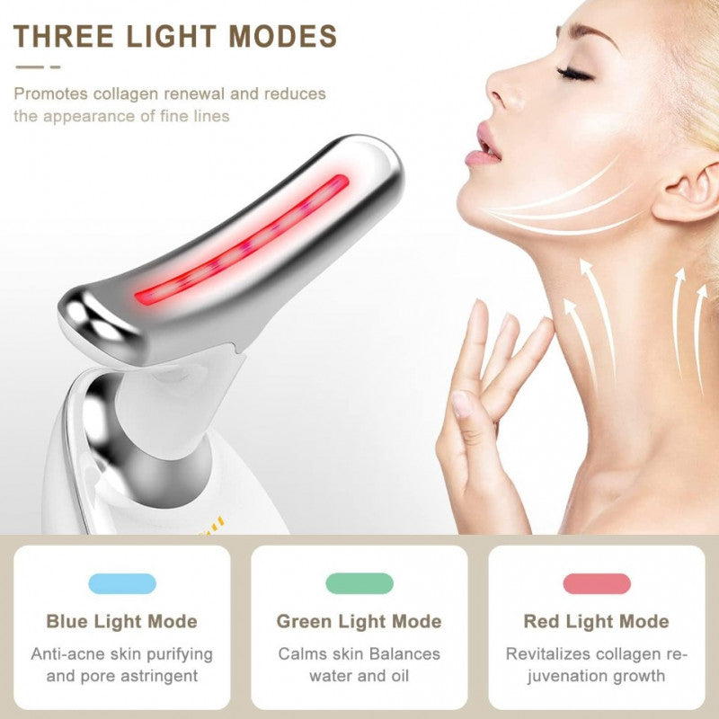 جهاز تدليك الوجه و الرقبه ( ابيض )