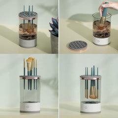 منظف فرش المكياج الكهربائي