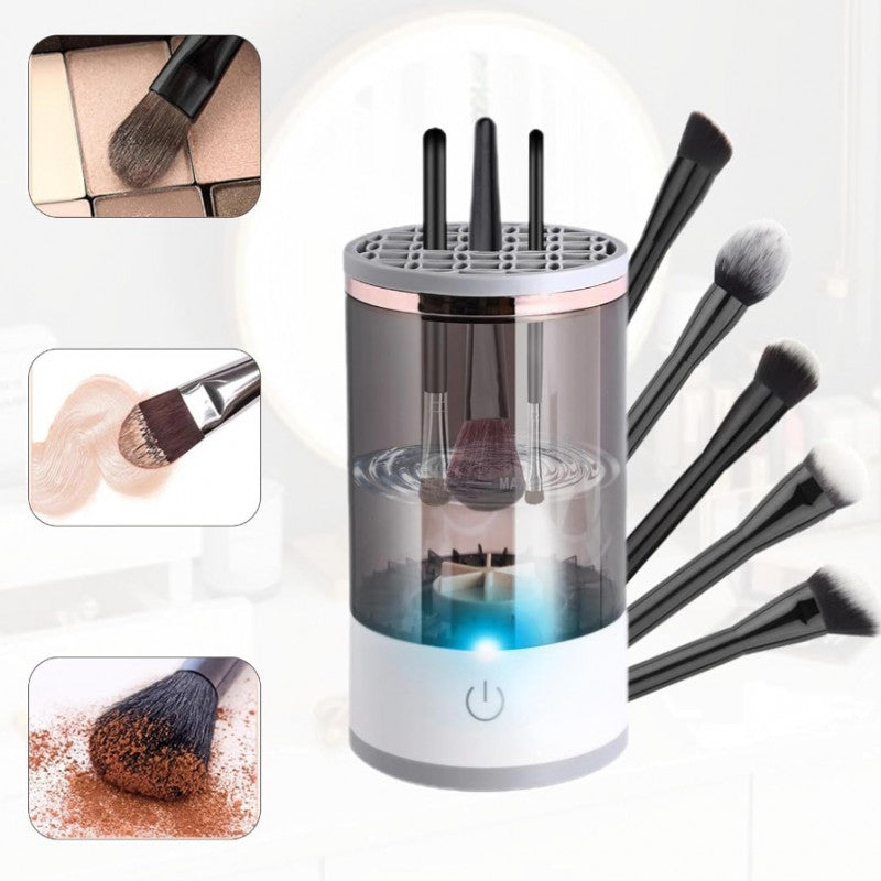 منظف فرش المكياج الكهربائي