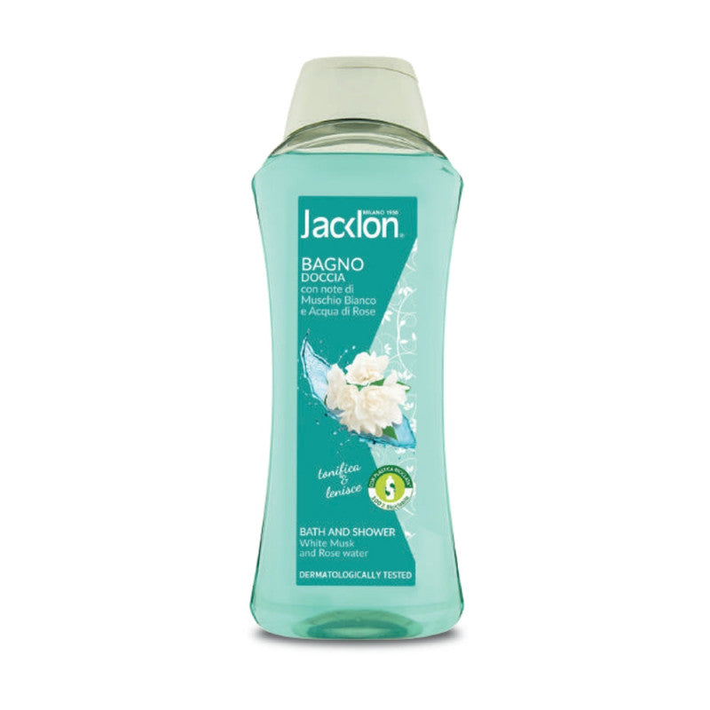 جاكلون سائل استحمام مسك أبيض وماء الورد 1000مل