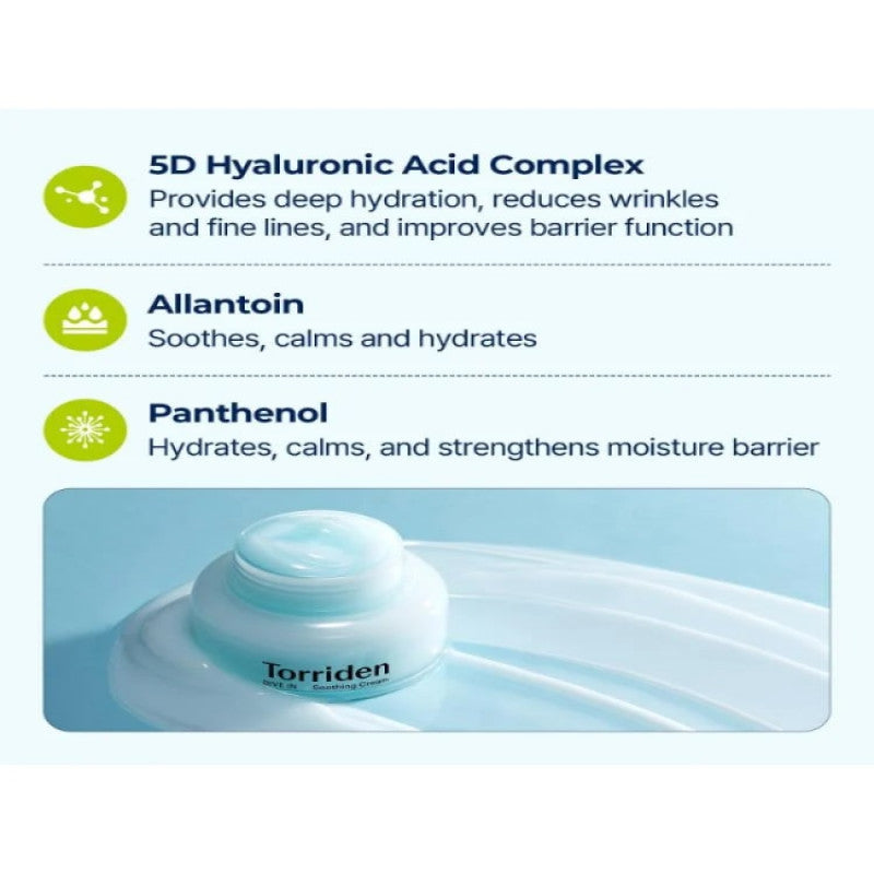 توريدن - ديف ان كريم مهدئ بحمض الهيالورونيك منخفض الجزيئات 100 مل