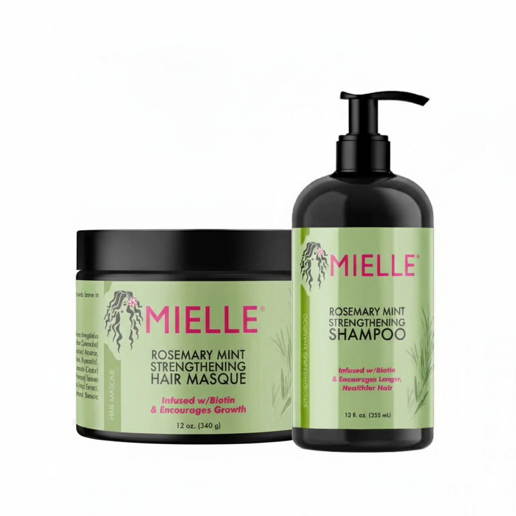 مجموعة ميلي للعناية بالشعر - شامبو ٣٥٥ مل وماسك للشعر ٣٤٠ جم